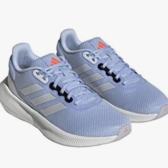 Adidas Women's Run Falcon 3.0 Shoe Size 8.5 Blue And White Cloud Foam Athletic - Picture 4 of 13